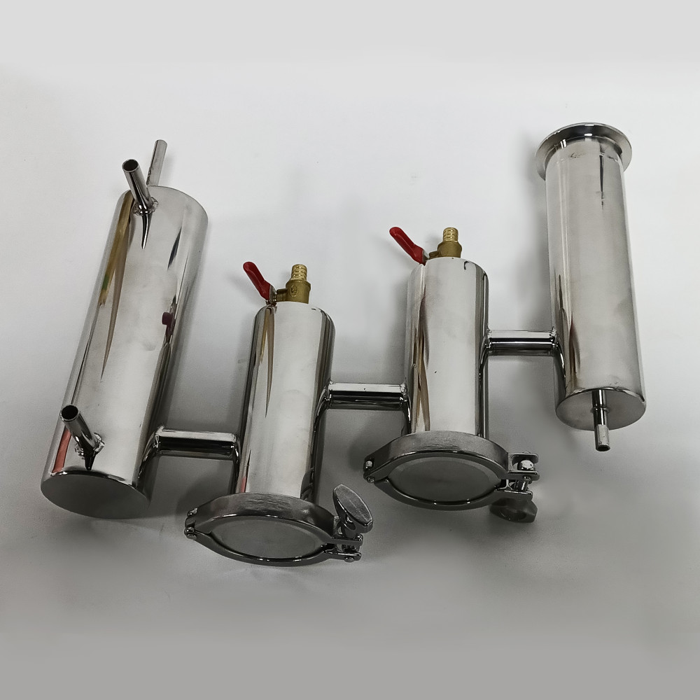 Міні колона 2 дюйма з 2 сухопарниками та охолоджувачем