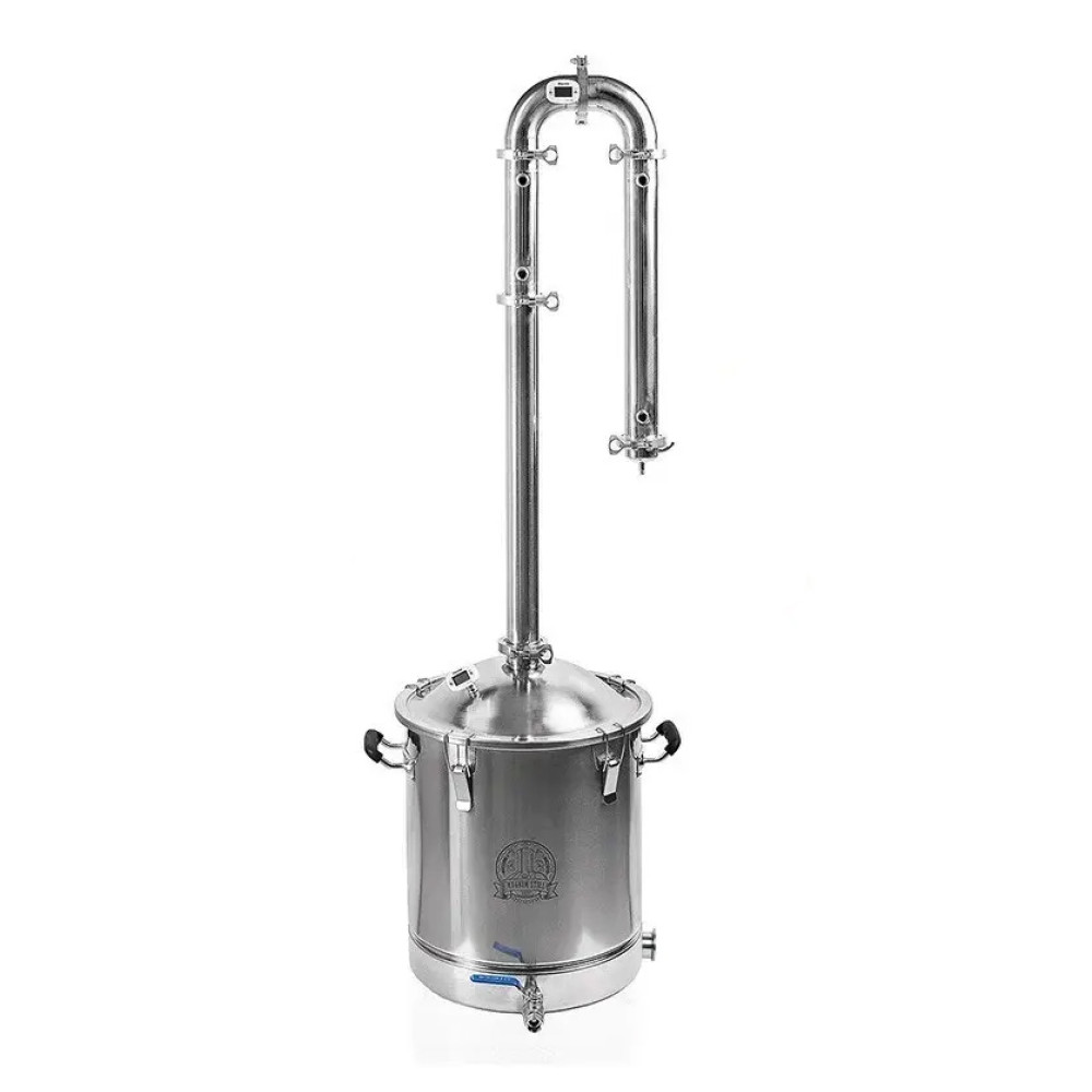 Самогонний апарат 40 л з бражною колоною 2 дюйми