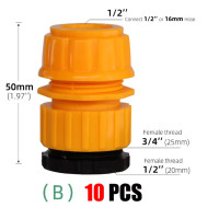 Конектор для шланга помаранчевий, внутрішня різьба 1/2