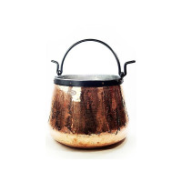 Мідний казанок луджений на 5 л.