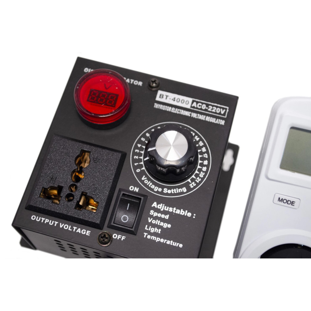 Регулятор напруги 4кВт (пікове) з проводом та дисплеєм| Робоче навантаження 2-2,5 кВт!