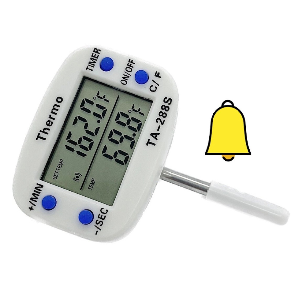 Термометр короткий поворотний цифровий зі звуковим сигналом, ТА-288s-к ПАКЕТ