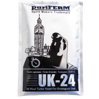 Сухі турбо дріжджі PuriFerm UK-24, 175г.