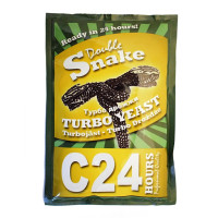 Спиртовые турбо дрожжи DoubleSnake C24, 175г.