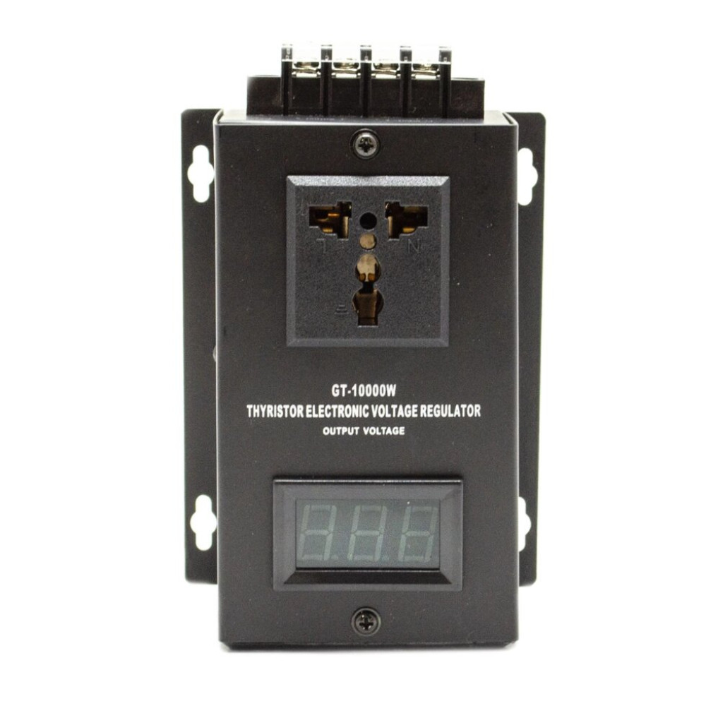 Регулятор напряжения 10 кВт (пікове) с кнопками и дисплеем | Робоче навантаження- 5-6 кВт!