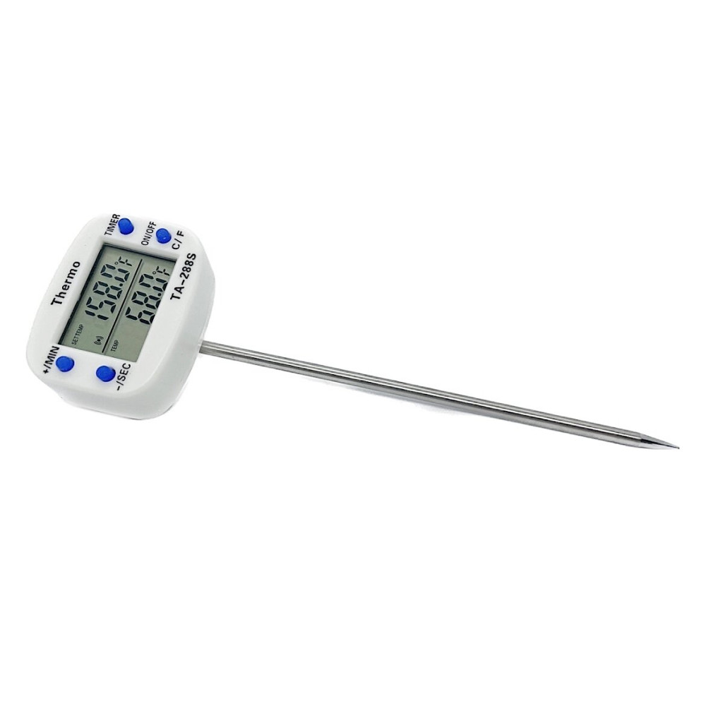 Термометр поворотний 14 см, цифровий зі звуковим сигналом ТА-288s (пакет)