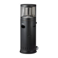 Уличный газовый обогреватель Enders POLO BLACK 2.0, 6 кВт