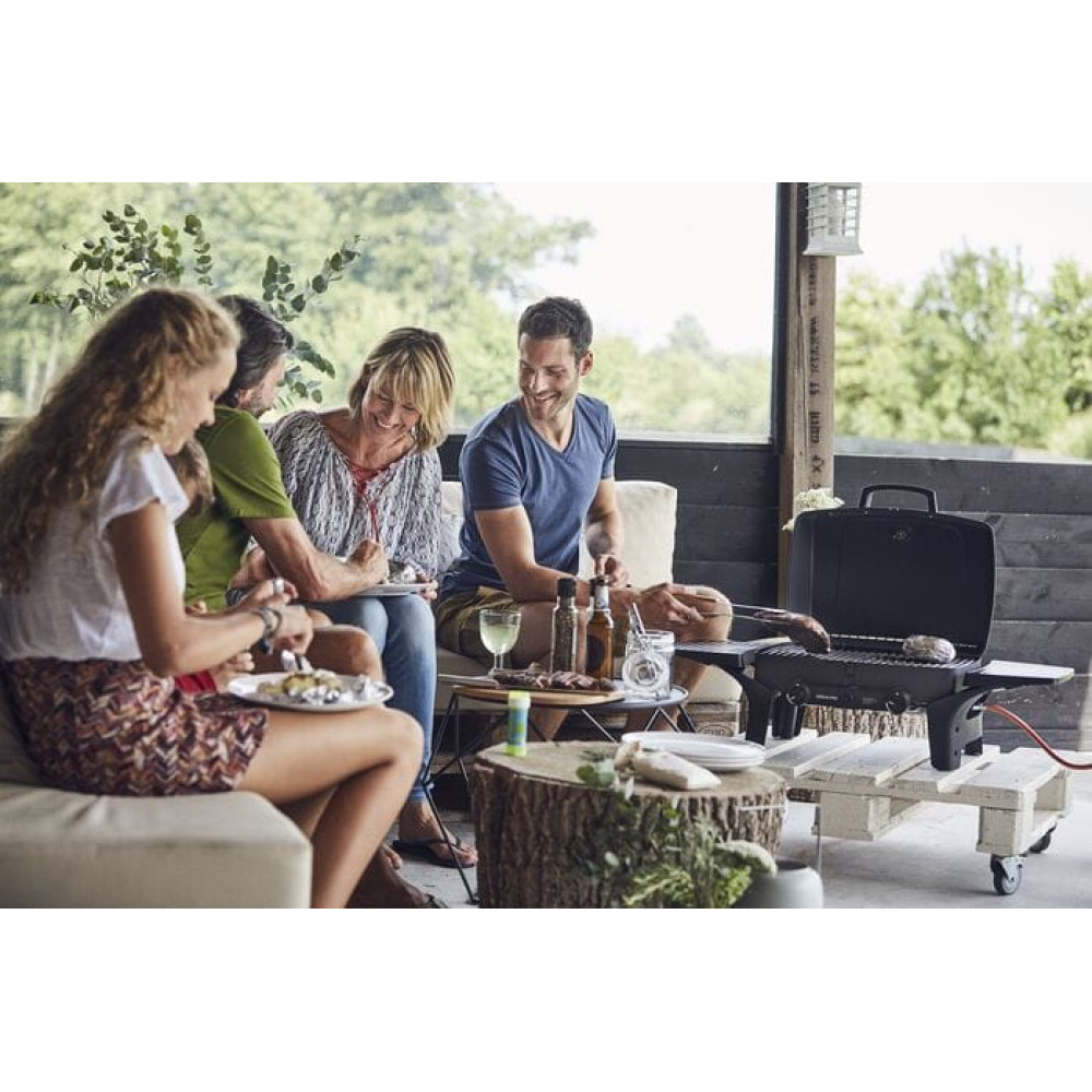 Портативний газовий гриль-плита-духовка 3 в 1