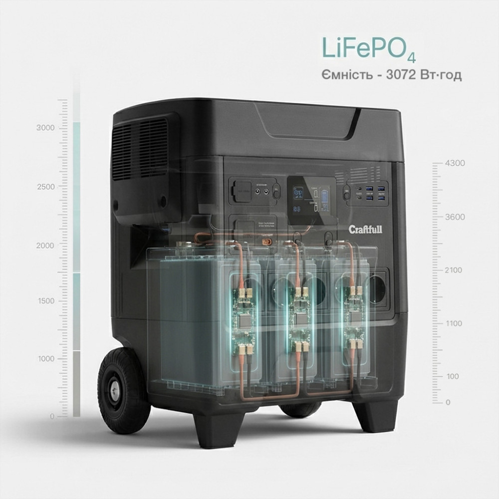 Зарядна станція Craftfull Powerstation Fast Charge PS3600 (арт. PS3600)