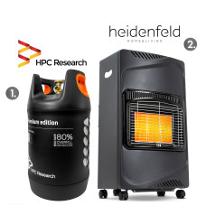 Набір для автономного обігріву: Heidenfeld Inferno GH100 + композитний балон HPCR 24,5 л (з відсікачем)