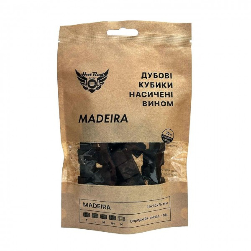 Кубики дубові Hot Rod M+ насичені вином Мадера на 10 л