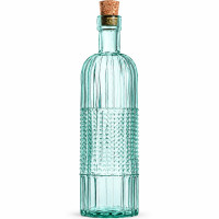 Пляшка з корком TOSCANA, бірюзовий, 500 мл