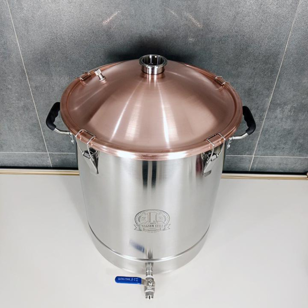 Перегінний куб 60л/3 дюйма Фірмовий  з мідною кришкою