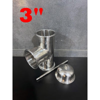 Екстрактор Сокслета 3 дюйма + трійник