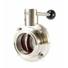 Затвор дисковий під кламп 2 дюйми, кран метелик