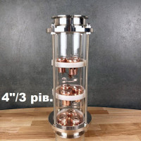 Стеклянная флейта Вавилон Кристалл 4 дюйма