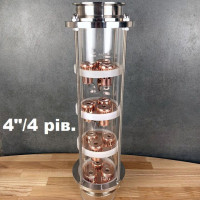 Стеклянная флейта Вавилон Кристалл 4 дюйма/4 уровня