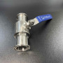 Кульовий кран кламповий 1,5" DN38 з нержавіючої сталі AISI 304