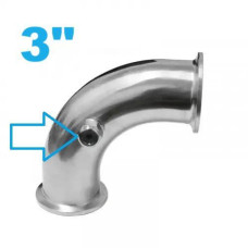 3 дюйма відвід 90 градусів (з ніпелем)