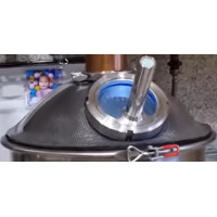 Вварка в крышку куба 4 дюйма Диоптра с подсветкой