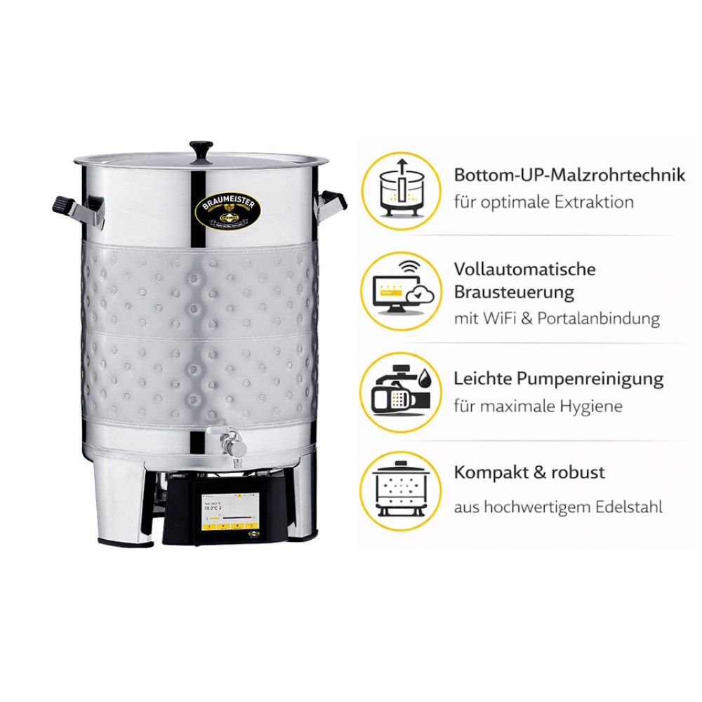 Speidel Braumeister PLUS 50 л — автоматична пивоварня з охолодженням