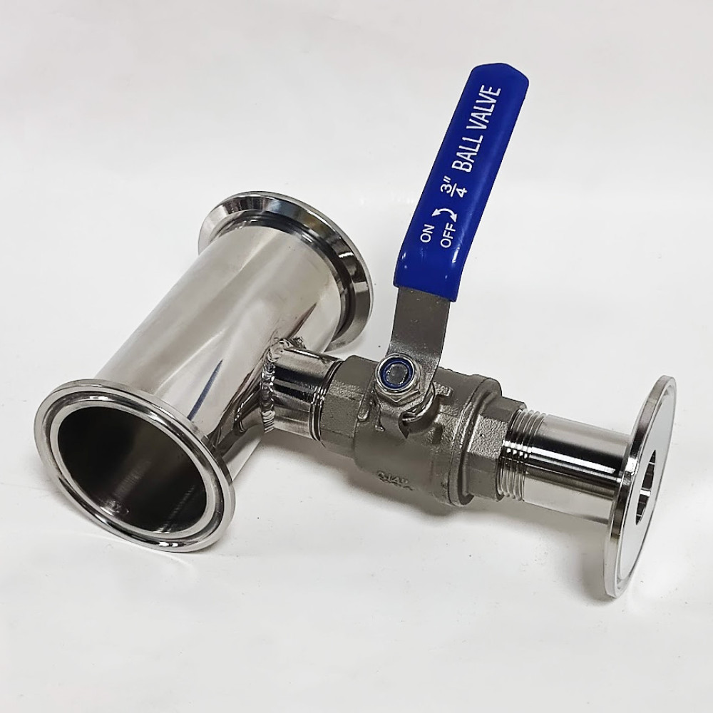 Вузол відбору по пару кламп 2 дюйми