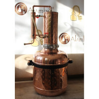 Аламбик на клампах 40 л с дефлегматором