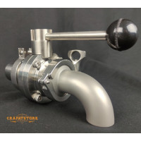 Кран зливу Молочний кран, для сироварні.