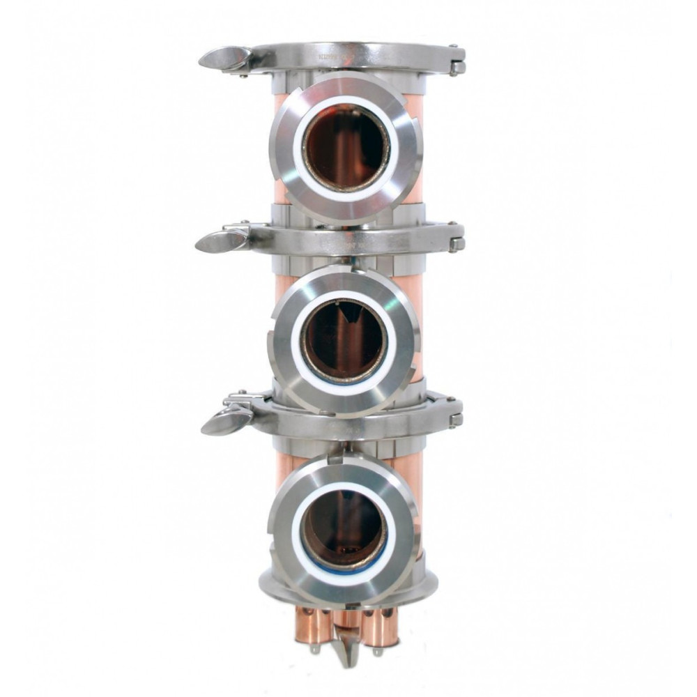 Тарілчаста колона мідна 4 дюйми 3 рівні