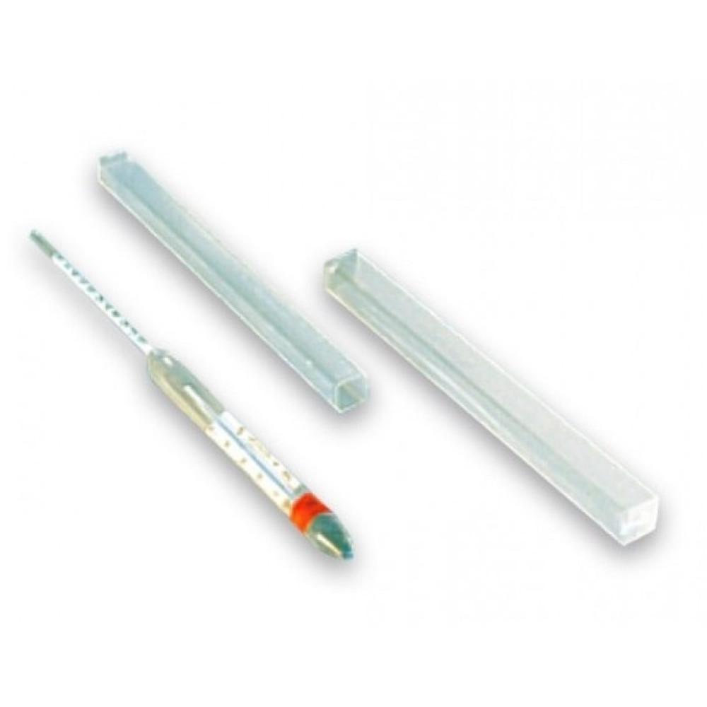 Ареометр для сусла, шкала 0-20 Plato + термометр