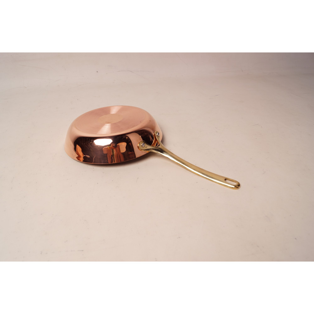 Мідна багатошарова сковорідка 24 см.