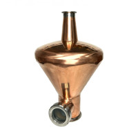 Аламбік мідний шолом 4 дюйма - 2 дюйма з діоптром