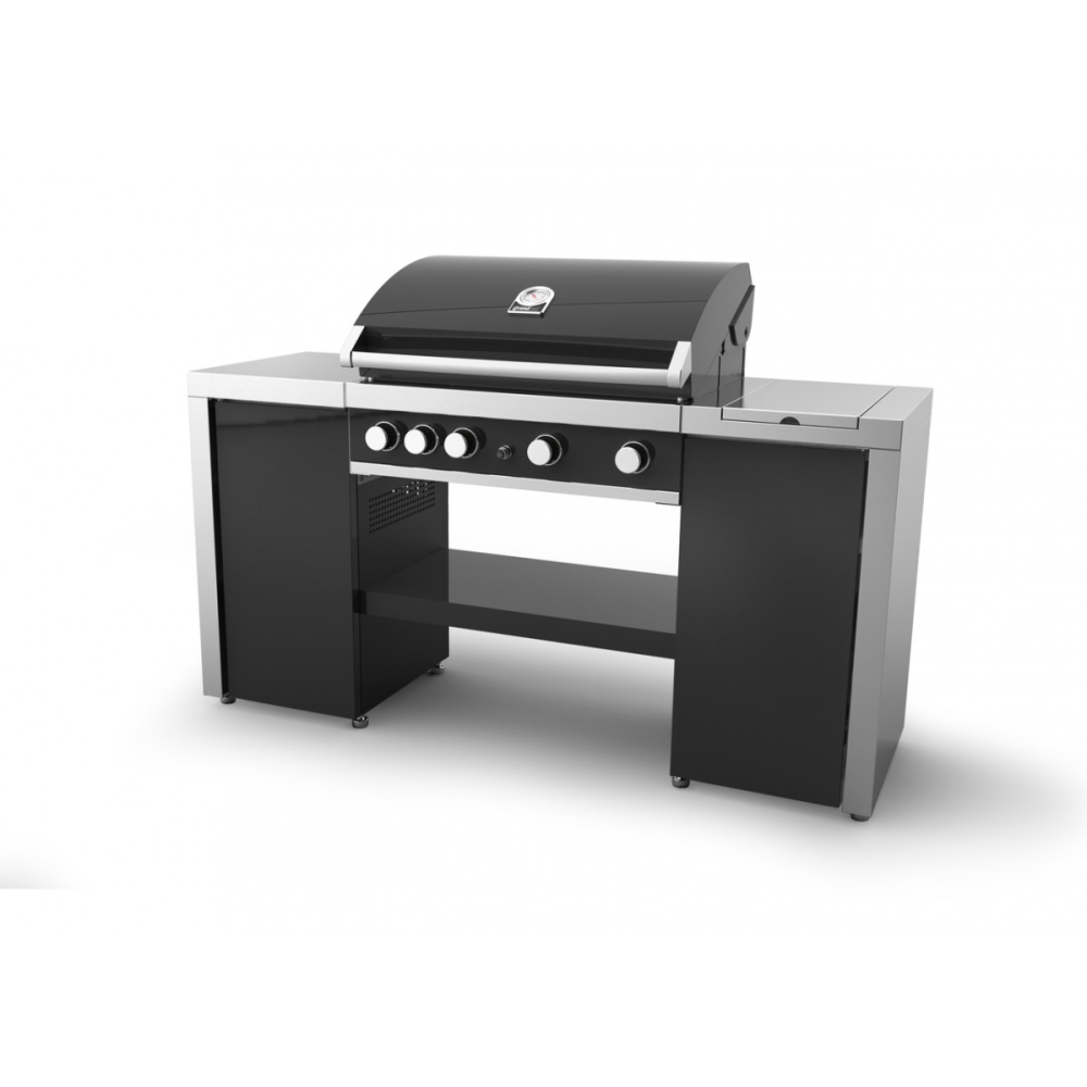 Гриль-станция GrandHall Maxim GT4 Island Set (GrandHall Maxim GT4 + тумба + боковая конфорка)