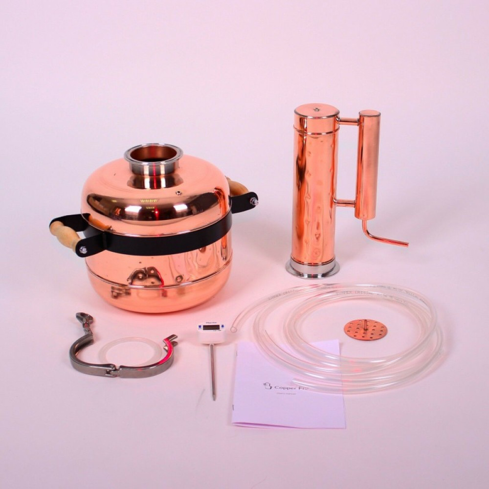 Мідний самогонний апарат  8л