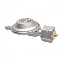 Регулятор тиску газу GOK 29мбар 1,5кг/год Kombi x наконечник ?8 мм під хомут