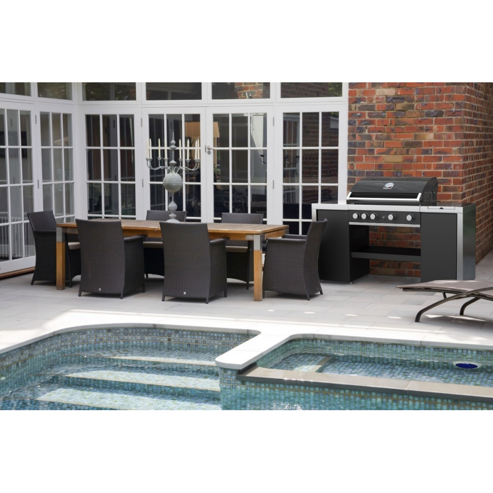 Гриль-станция GrandHall Maxim GT4 Island Set (GrandHall Maxim GT4 + тумба + боковая конфорка)