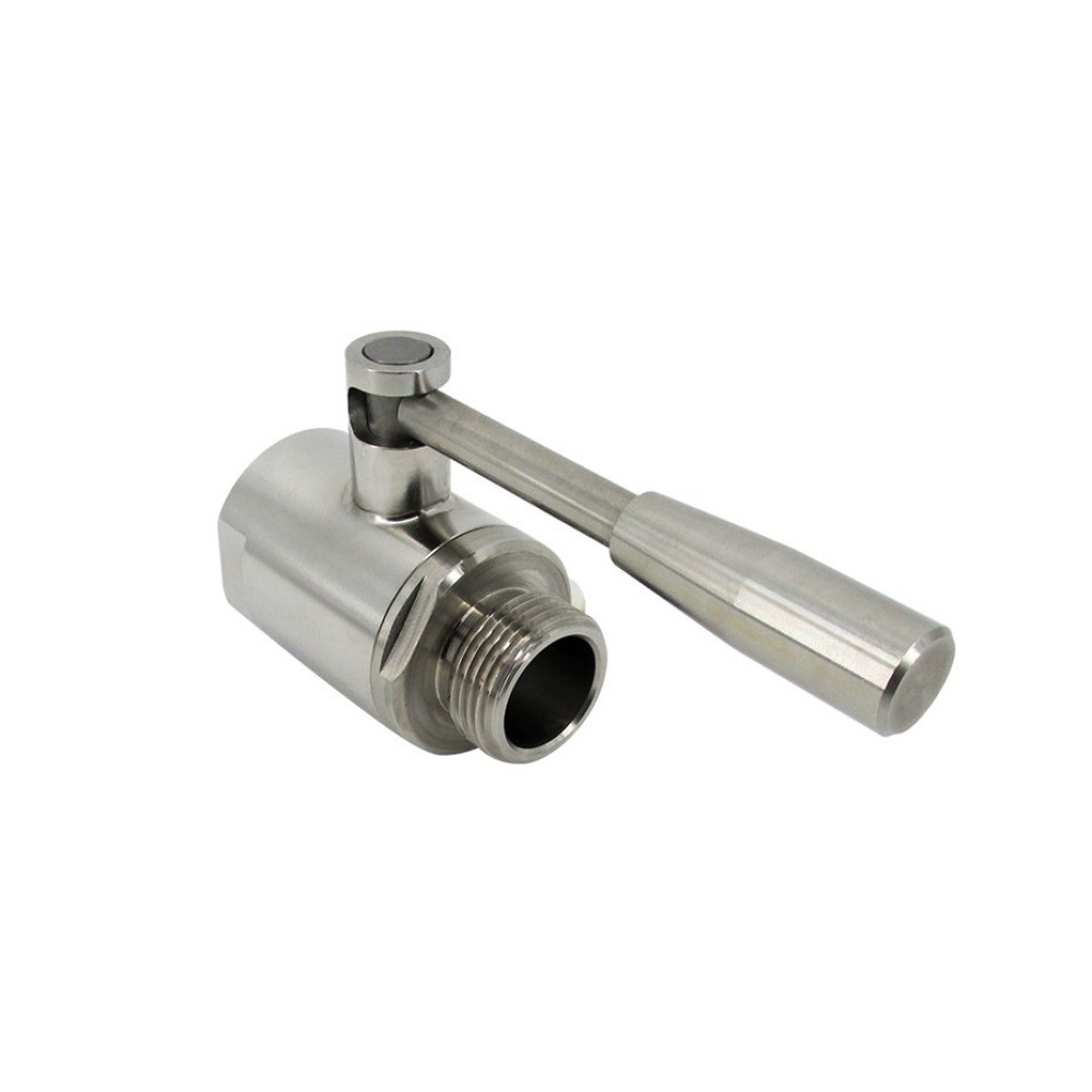 Кран нержавіючий кульовий 1"