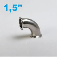 Отвод 90 градусов без ниппеля 1,5 дюйма