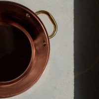 Мідний таз 2,7 л.