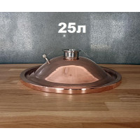 Медная крышка для перегонного куба 25 литров 2"