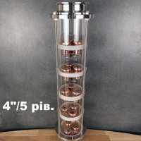 Тарельчатая колонна 4 дюйма 5 уровня