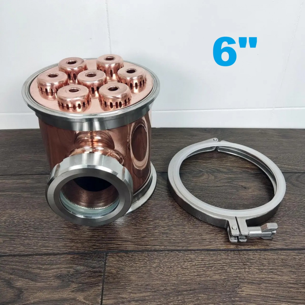 Мідний рівень 6 дюймів для тарілчастої мідної колони