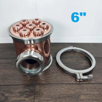 Медный уровень 6 дюймов для тарельчатой колонны медной