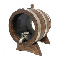 Дубовая бочка 5л М+ декоративная