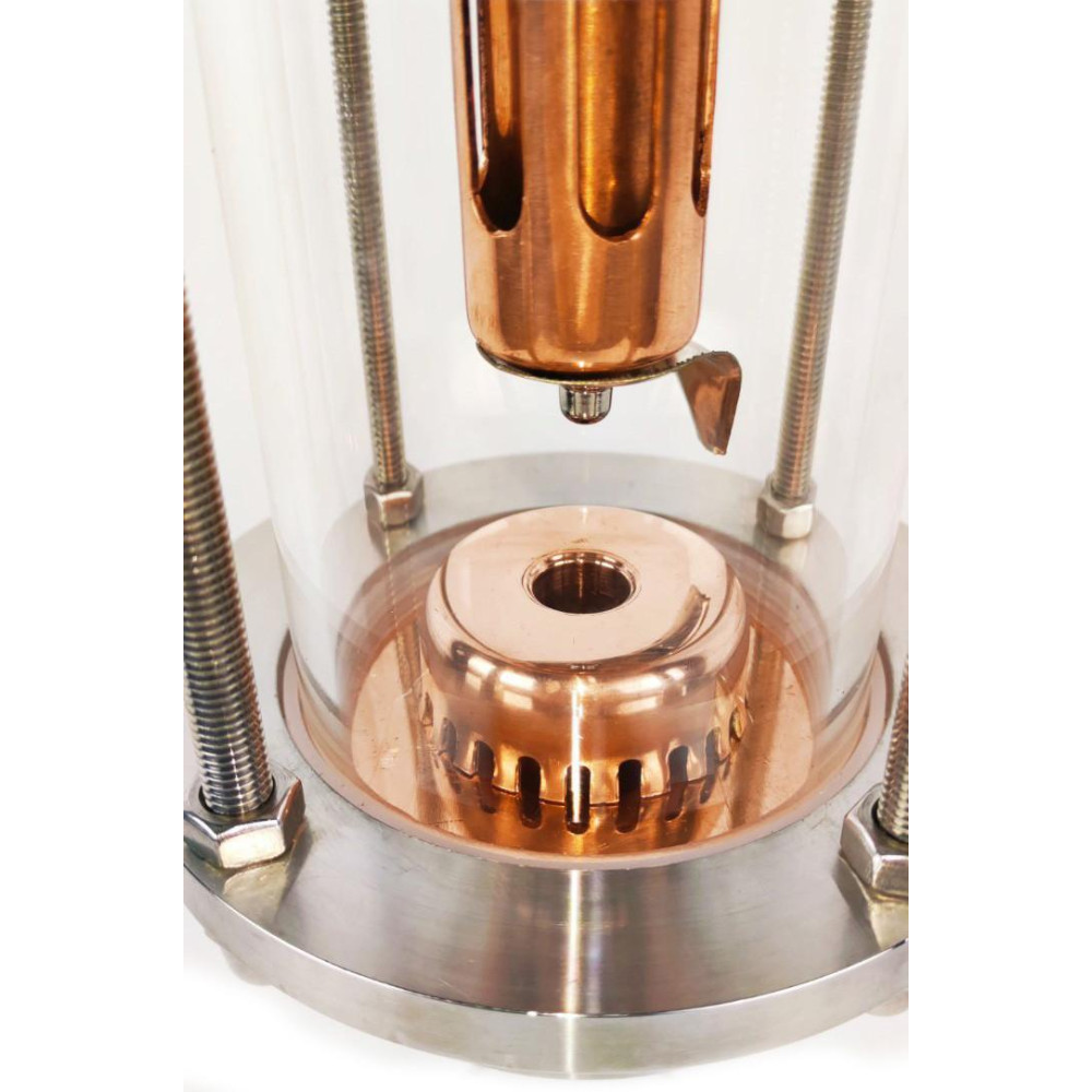 Тарілчаста колона 3" 3 рівня, дефлегматор, холодильник