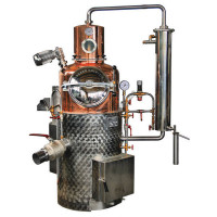 Мініспирт-завод 150 л зі спрощеною конструкцією колони «арома»