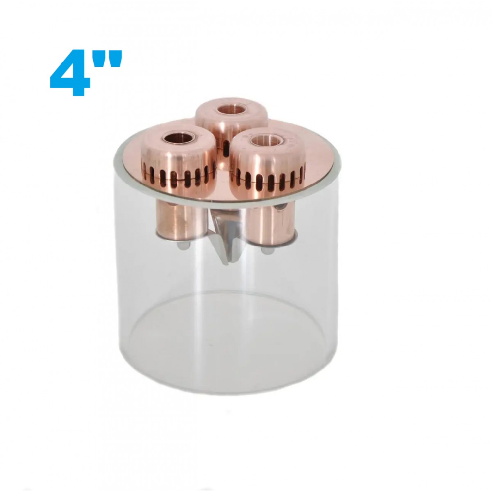 Тарілка 4" з Pro ковпачками без скла