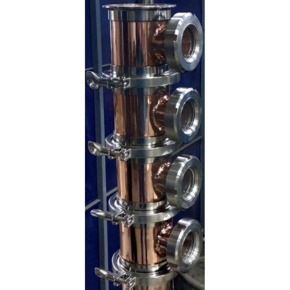 Тарілчаста колона мідна 4 дюйми 3 рівні