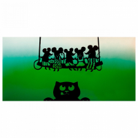 Металлокерамический дизайн-обогреватель UDEN-700 "Кошки-мышки"