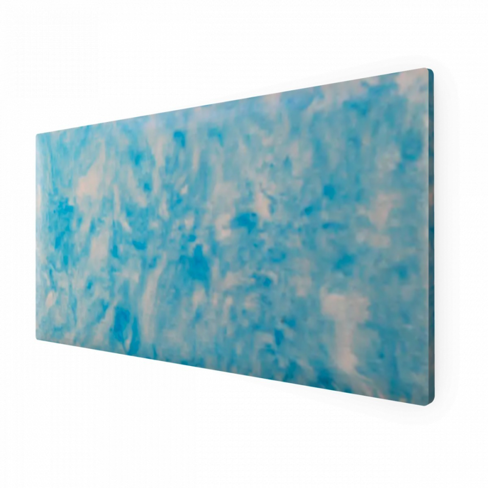 Керамогранітний обігрівач KEN-600 "Полотно жаккард" аквамариновий